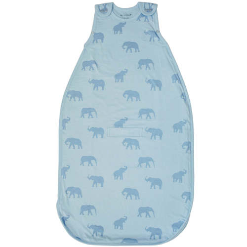 Ecolino® Adjustable Baby Sleep Bag, Organic Cotton, Universal Size: 2 Months - 2 Years, Elephant 2 Months - 2 Years