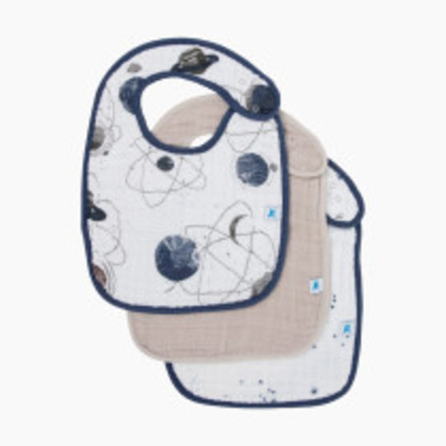 Little Unicorn Cotton Muslin Classic Bib (3 Pack) - Planetary 2