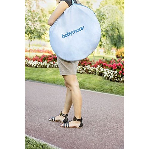 Babymoov Anti-UV Tent | UPF 50+ Pop Up Sun Shelter for Toddlers and Children, Easily Folds Into a Carrying Bag for Outdoors & Beach - Tropical