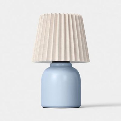 Mini Lamp Ceramic Clean Blue - Room Essentials™