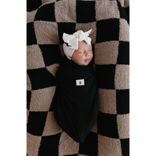 Bamboo Swaddle | Midnight Black