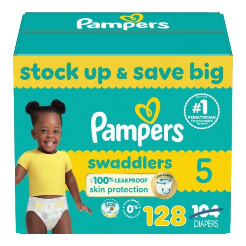 Pampers Swaddlers Sensitive Disposable Diapers - Size 5 - 58ct