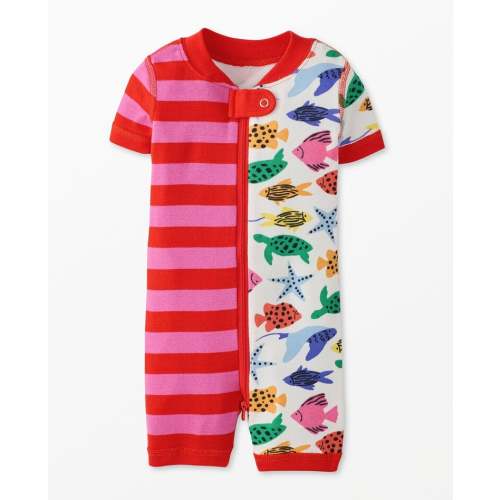 Baby Upcycled 2-Way Zip Shortie Sleeper
