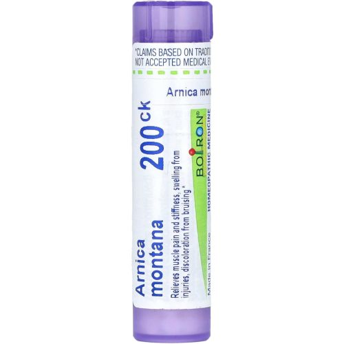 Boiron Arnica Montana 200Ck for Muscle Pain, Stiffness, Swelling from Injuries & Bruises - 80 Pellets