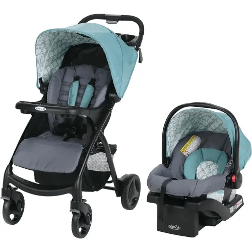 Graco Verb Travel System | Includes Verb Stroller and SnugRide 30 Infant Car Seat, Merrick | Stroller and Carseat Combo