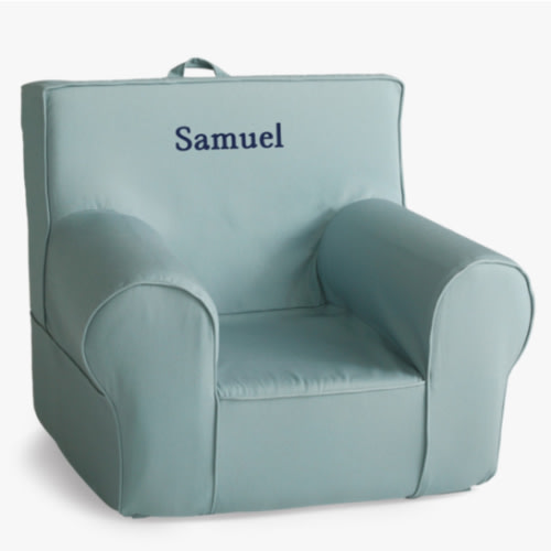 Anywhere Chair®,  Light Blue Twill Slipcovers Only