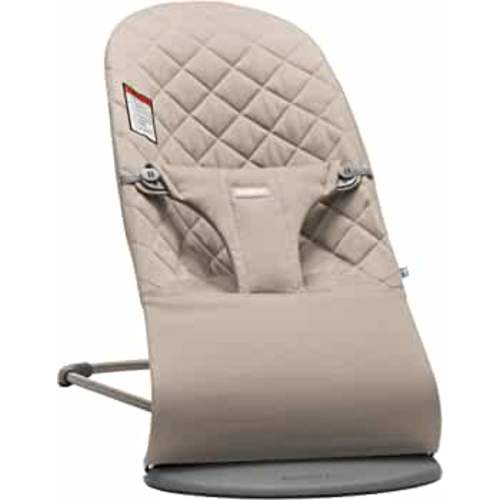 BabyBjörn Bouncer Bliss, Sand Gray, Cotton (006017US)
