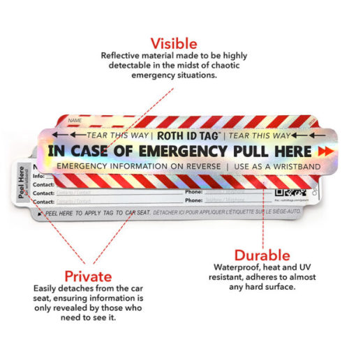 ROTH ID TAG™ Kit - ROTH ID TAG | Emergency Contact Identification Systems