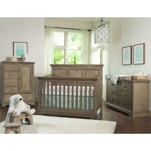 Westwood Design Hanley 2pc Convertible Crib Set in Cashew