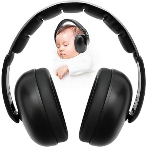 Baby Headphones for Noise - [Upgraded Baby-Friendly Version] Baby Ear Muffs Noise Protection - Baby Noise Cancelling Headphones - Baby Ear Protection for 3 Months to 2 Years