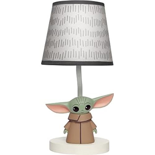 Lambs & Ivy Star Wars The Child/Baby Yoda Nursery Lamp with Shade and Bulb