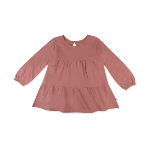 Long Sleeve Tiered Dress | Honest Baby Clothing