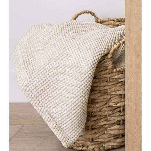 Organic Waffle Baby Blanket