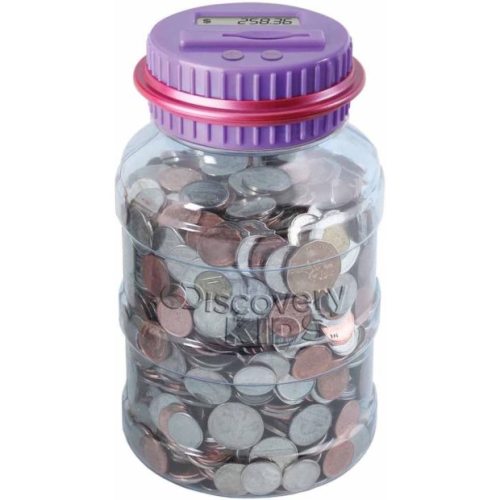 Discovery Kids Digital Coin-Counting Money Jar