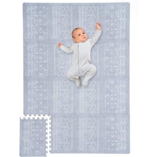 Zicoto - Stylish Baby Play Mat For Your Baby Boy Or Girl - Large And Soft Foam Playmat Creates A Safe Play Area For Little Ones