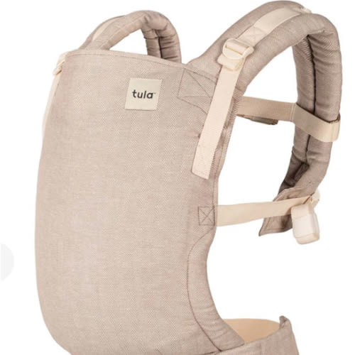 Linen Ergonomic Baby Carrier - Free-To-Grow Sand Tan – Baby Tula US