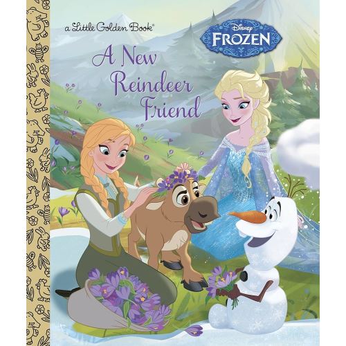 A New Reindeer Friend (Disney Frozen) (Little Golden Book)