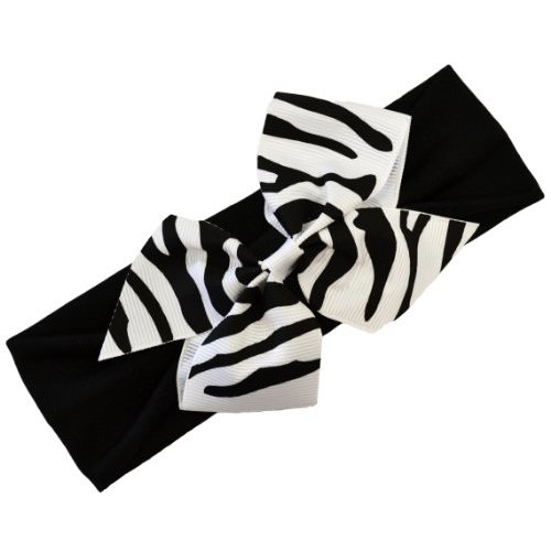 Funny Girl Designs Zebra Print Baby Headband