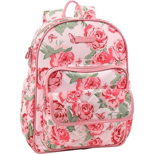 Laura Ashley Backpack Diaper Bag, London Rose Print