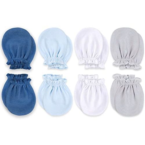 KiddyCare Hand Mittens No Scratch for Newborn Baby Boy/girl - Infant Gloves Mitts for 0-6 Months - Preemie Mittens for Babies