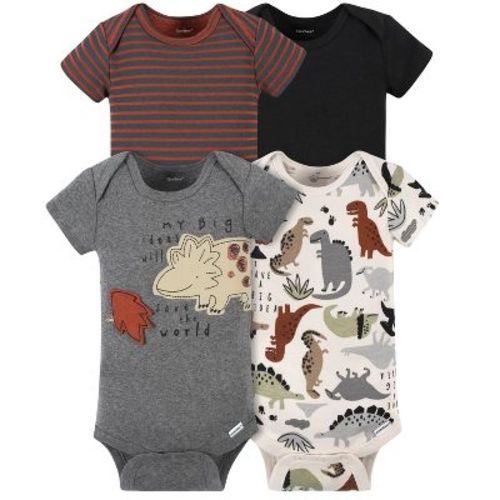 Onesies® Brand Baby Boys Short Sleeve Bodysuits, 4-Pack