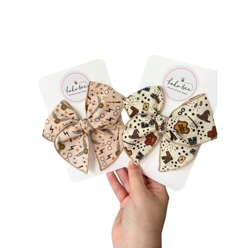 Harry Potter Bows/Toddler/Golden Snitch/Wizards/Hogwarts/Magic/Wands