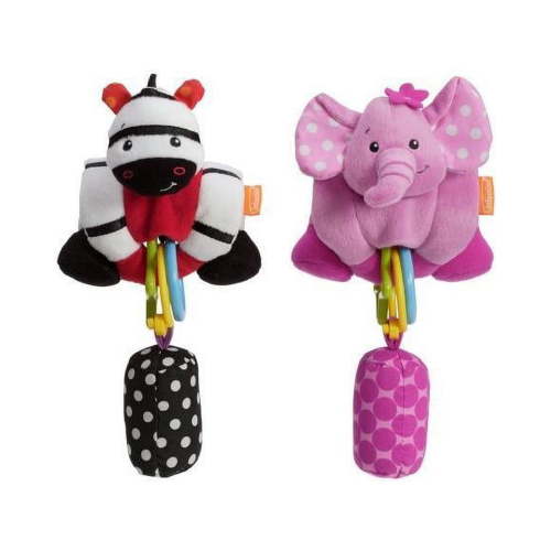 Infantino Wrap Around Chiming Pal-Elep. /Zebra