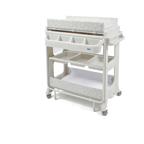 4Baby Deluxe Change Centre Feathers, Diaper Changing with Bath Tub