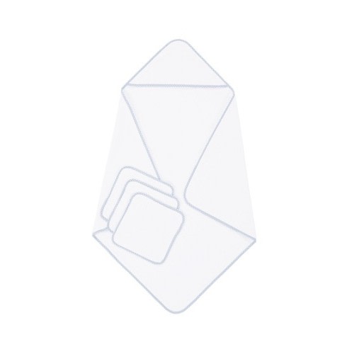 Gingham Baby Hooded Towel & Washcloths Sets | Pottery Barn Kids