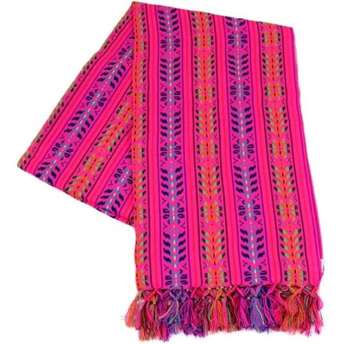 Artesanias FR XL 9 ft Long Doula Mexican Rebozo Shawl Multipurpose Table Runner Decor