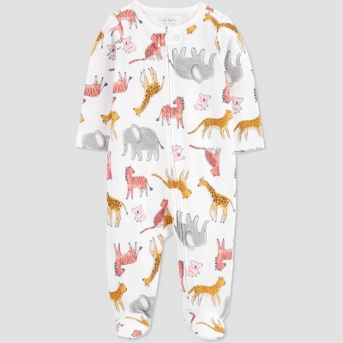 Carter's Just One You® Baby Girls' Sleep N' Play - Cream 6M