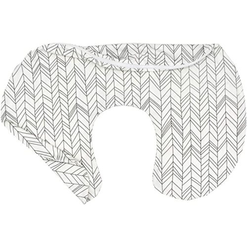 Little Jump 2 Pack Nursing Pillow Cover Slipcover for Breastfeeding Pillows , Soft and Comfortable Safely Fits On Standard Infant Nursing Pillows (Geometric & Speckles)