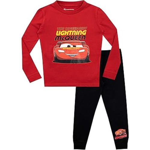 Disney Cars Pajamas | Lightning Mcqueen Boys' Pajama Sets| Snug Fit Kids Pjs Red Size 4