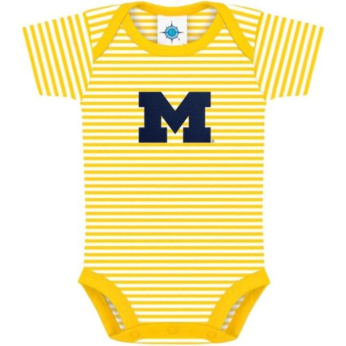 Creative Knitwear College Baby NCAA Infant Striped Bodysuit