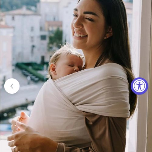 Boba Serenity Baby Wrap Organic Stone – Boba Inc.