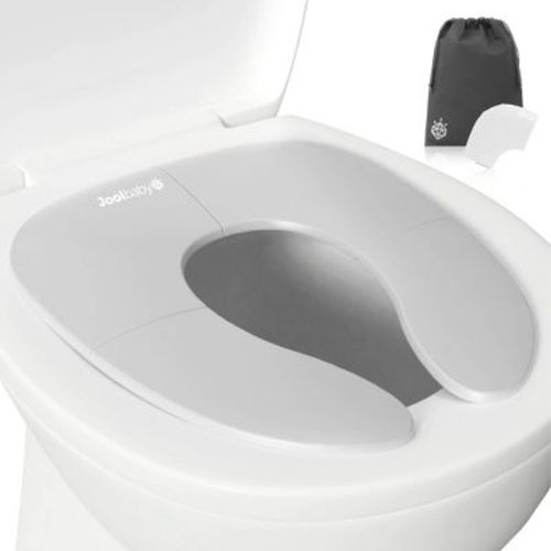 Jool Baby Folding Travel Potty Seat with Free Travel Bag - Gray