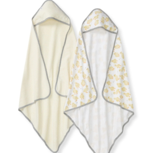Little Ducks Organic Cotton Hooded Towels 2 Pack