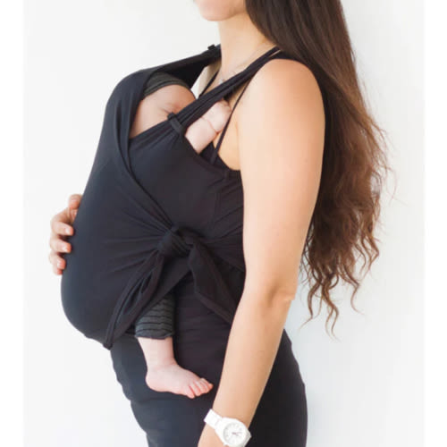 Basic Black - Newborn Baby Carrier (Size Small)