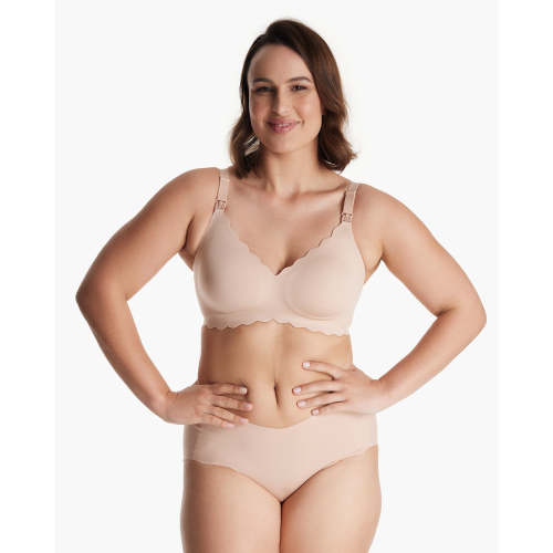 Momcozy Seamless Floral Nursing Bras | Natural Shaping & Comfort