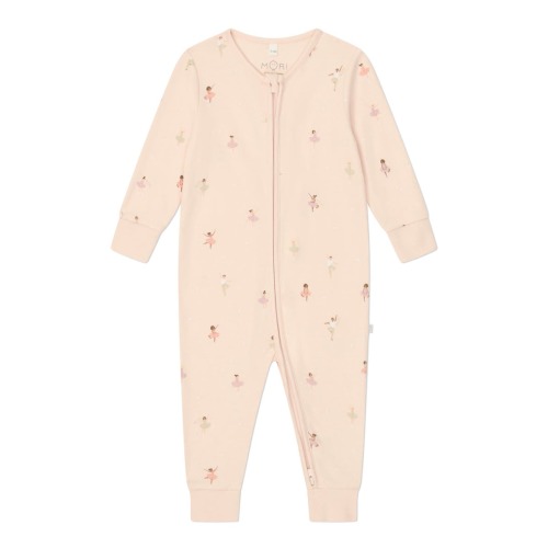 Print Zip Romper, 9-12M