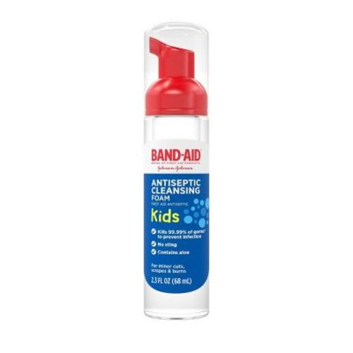 Band-aid Kids' Antiseptic Cleansing Foam - 2.3 Fl Oz