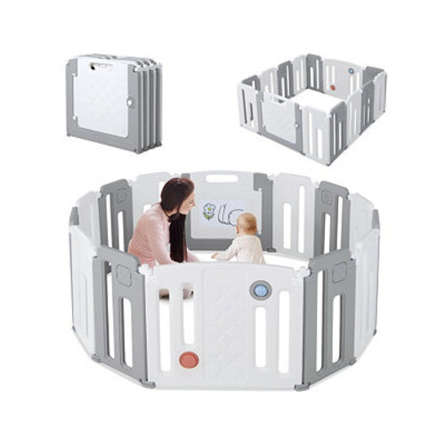 14 Panels Baby Safety Playpen Kids Safety Activity