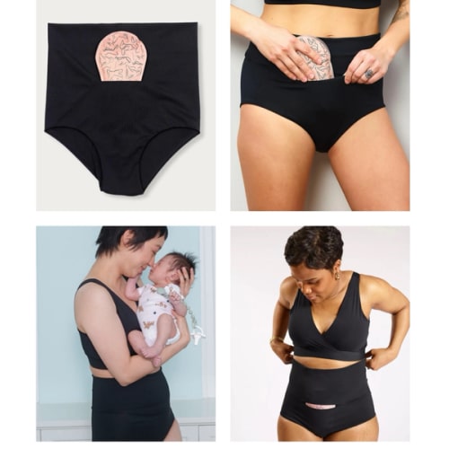 FourthWear Postpartum Recovery Underwear plus Heat and Ice Pack
