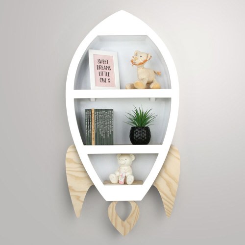 Rocket Nursery Shelves - Nursery Deco - Nursery Furniture - Nursery Ideas - Book Shelf - Shelves - Floating Shelves - Kids Shelves