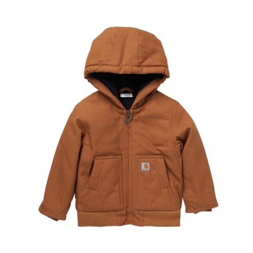 Carhartt Infant/Toddler Canvas Insulated Hooded Active Jacket - Traditions Clothing & Gift Shop