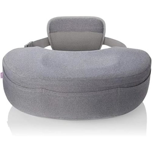 Frida Mom Nursing Pillow, Adjustable Breastfeeding Pillow for Mom & Baby Comfort with Back Support, Customizable Wrap Around Waist Strap, and Pockets for Heat Relief