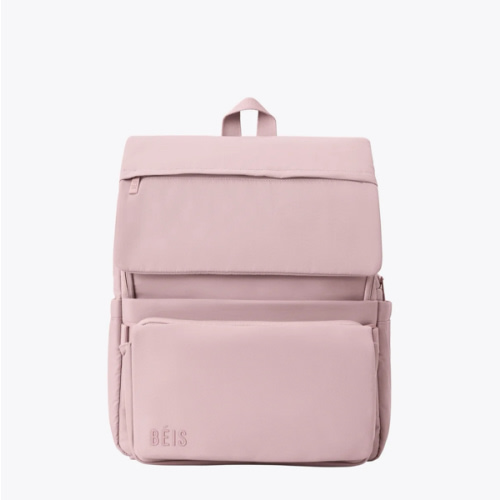BÉIS 'The Ultimate Diaper Backpack' in Atlas Pink - Best Pink Backpack Diaper Bag
