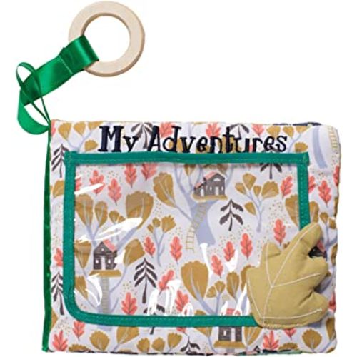 Manhattan Toy Camp Acorn Soft Photo Book Baby Toy 8" x 6" x 1.25"