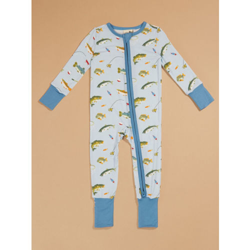 Gone Fishing Sleeper in Blue | Tullabee