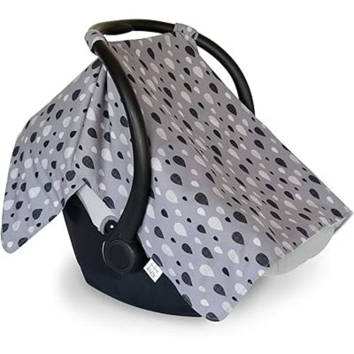 Travel Bug Full Coverage Car Seat Cover - Baby Canopy Cover - UPF 50+